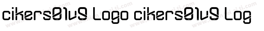 cikers01v9 logo cikers01v9 logo字体转换